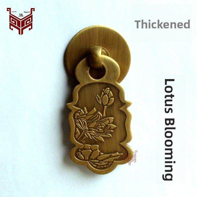 中式彷古装饰纯黄铜把手橱柜鞋柜书柜门中药柜抽屉全铜覆古铜拉手,基础建材,小拉手,淘宝优惠券,粉丝福利购,淘宝优惠卷