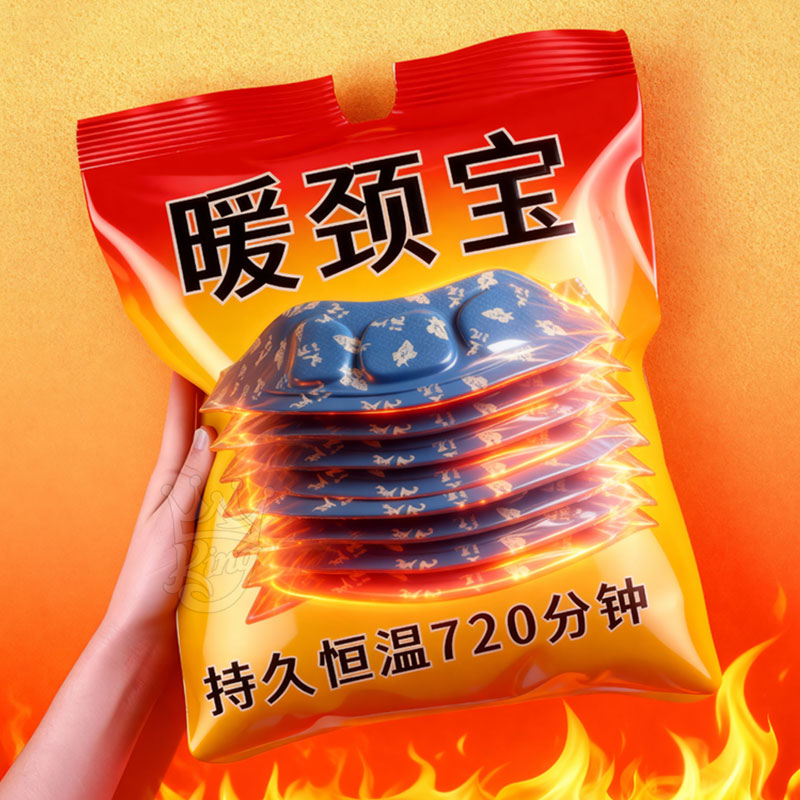 艾草蒸汽暖颈贴自发热长效持久