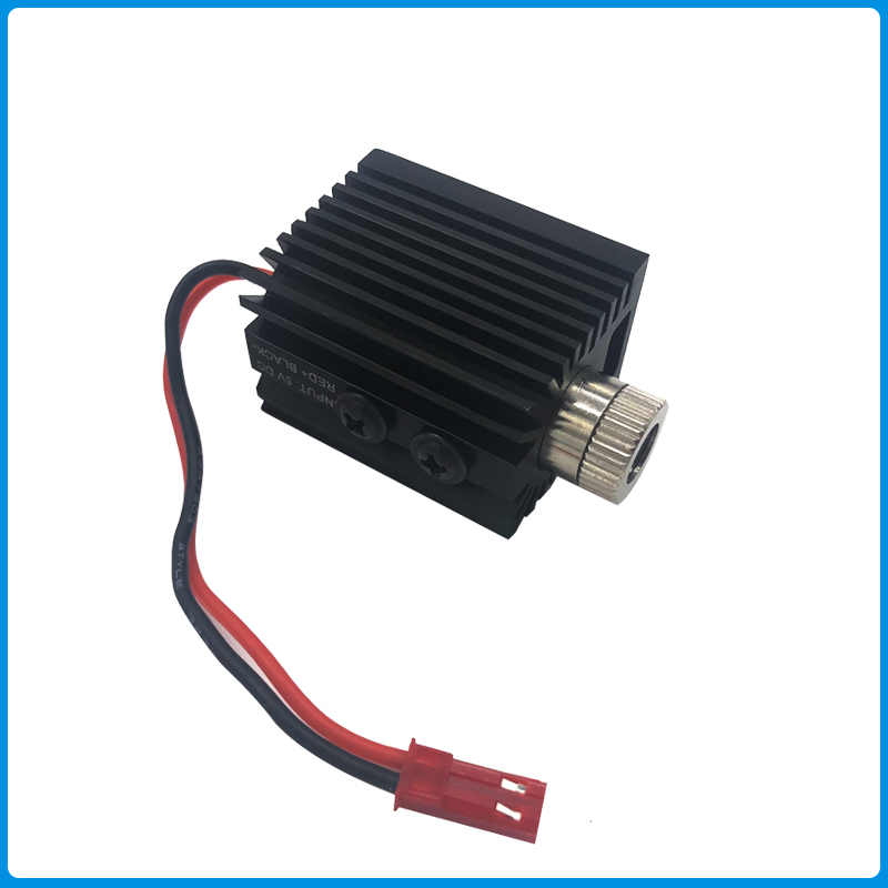 1W激光头小型激光雕刻机405nm蓝紫光1000mW镭射头雕刻切割低功率