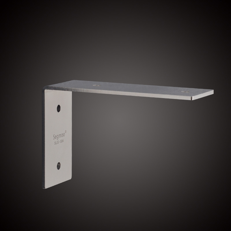 加厚304不锈钢三角支架托架支撑架搁板书架置物架角码大号加宽