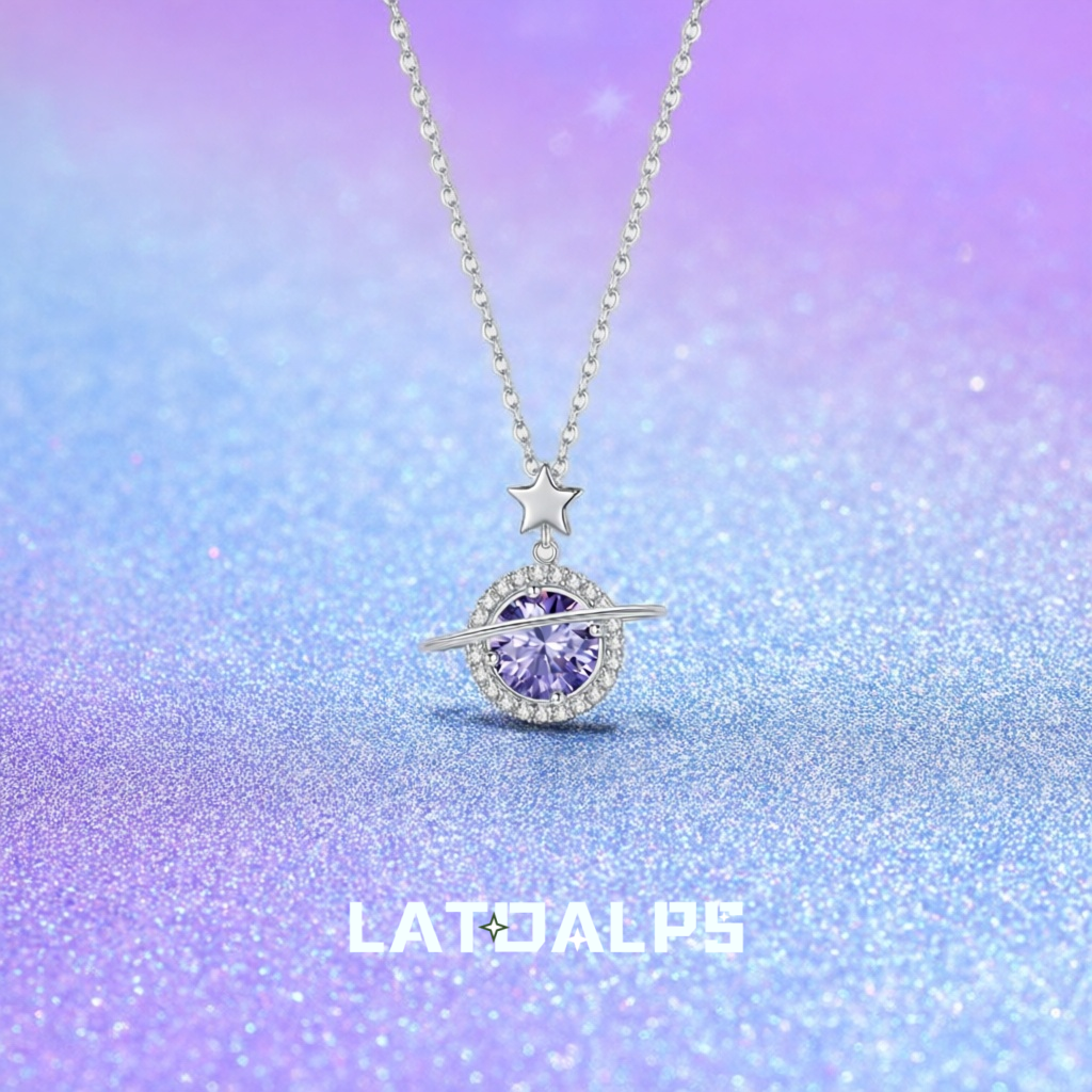 LATOALPS正品高级轻奢紫水晶项链