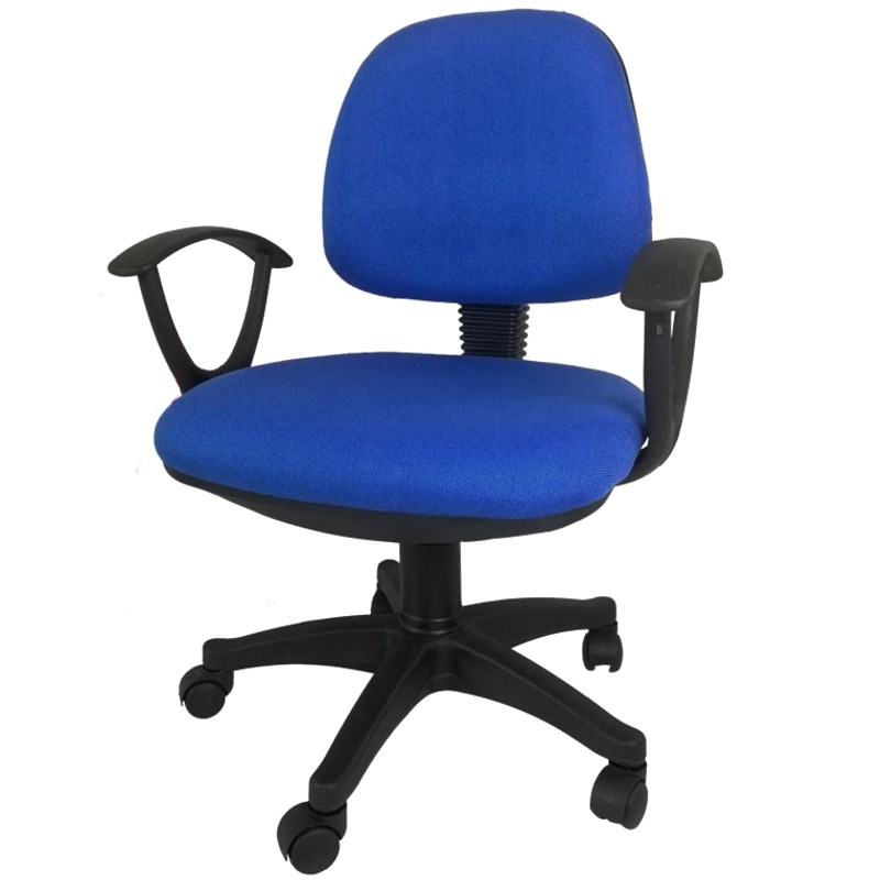 简约现代职员办公椅家用电脑椅绒布靠背学生椅升降转椅护腰会议椅