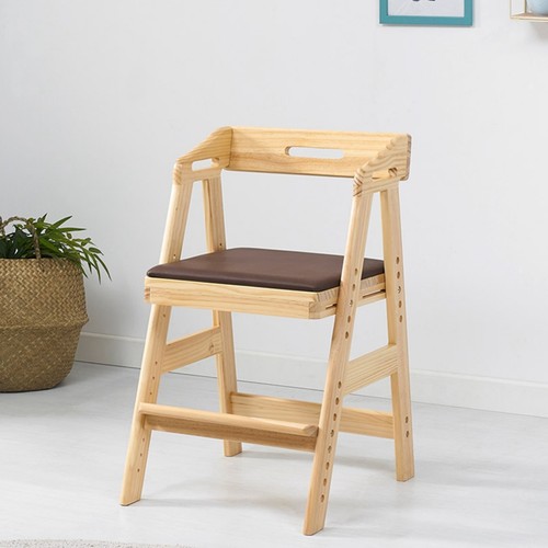 实木儿童椅学习椅子宝宝餐椅靠背家用学生椅写字成长椅可调节升降