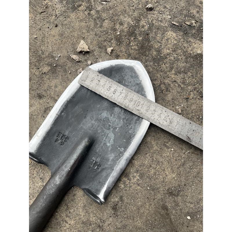 手工锻打小号装柄工兵铲户外开路铲斧多功能锹铲驴友野Z营铲子斧