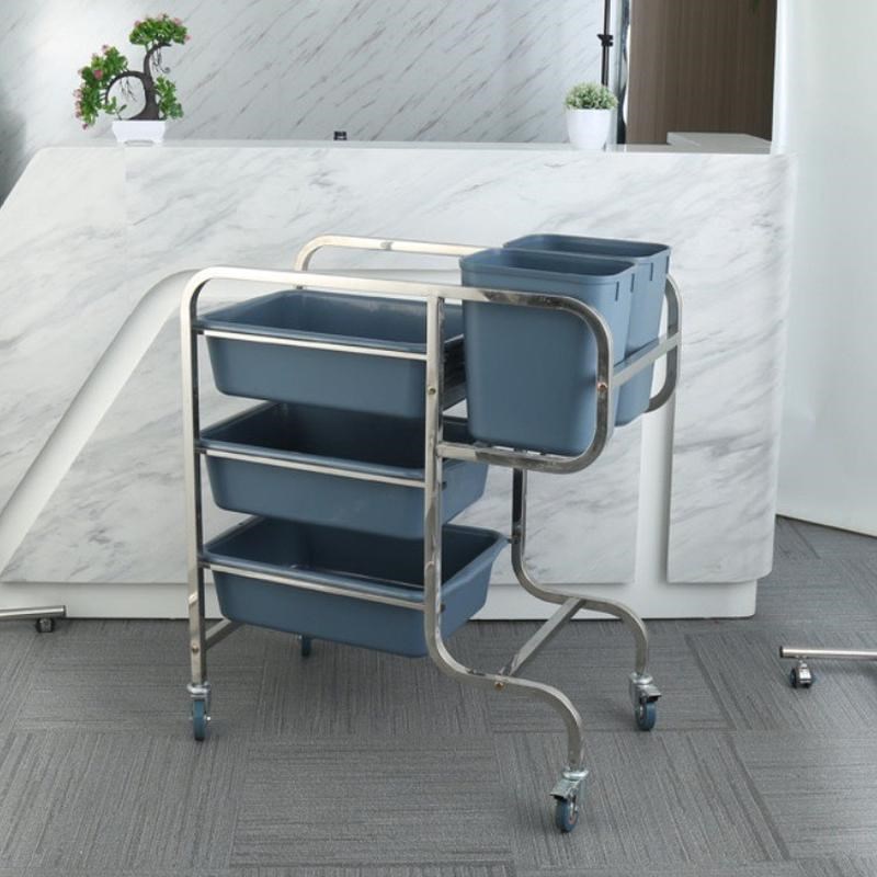 食堂车新款三层餐车餐厅车碗收不锈钢收集手推Q小推车餐盘酒店餐