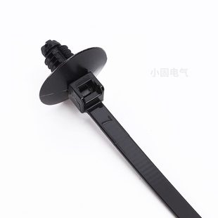 55500汽车圆孔螺纹头扎带X104型100条 甄选150 包螺旋杉树型插销