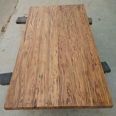 老榆木板定制实木桌面板办公飘窗餐桌台面板隔板原木板吧台板板材