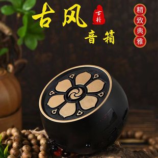 2022古典家用迷你24小时循环瑜伽茶室音乐播放机插卡充电高清音质