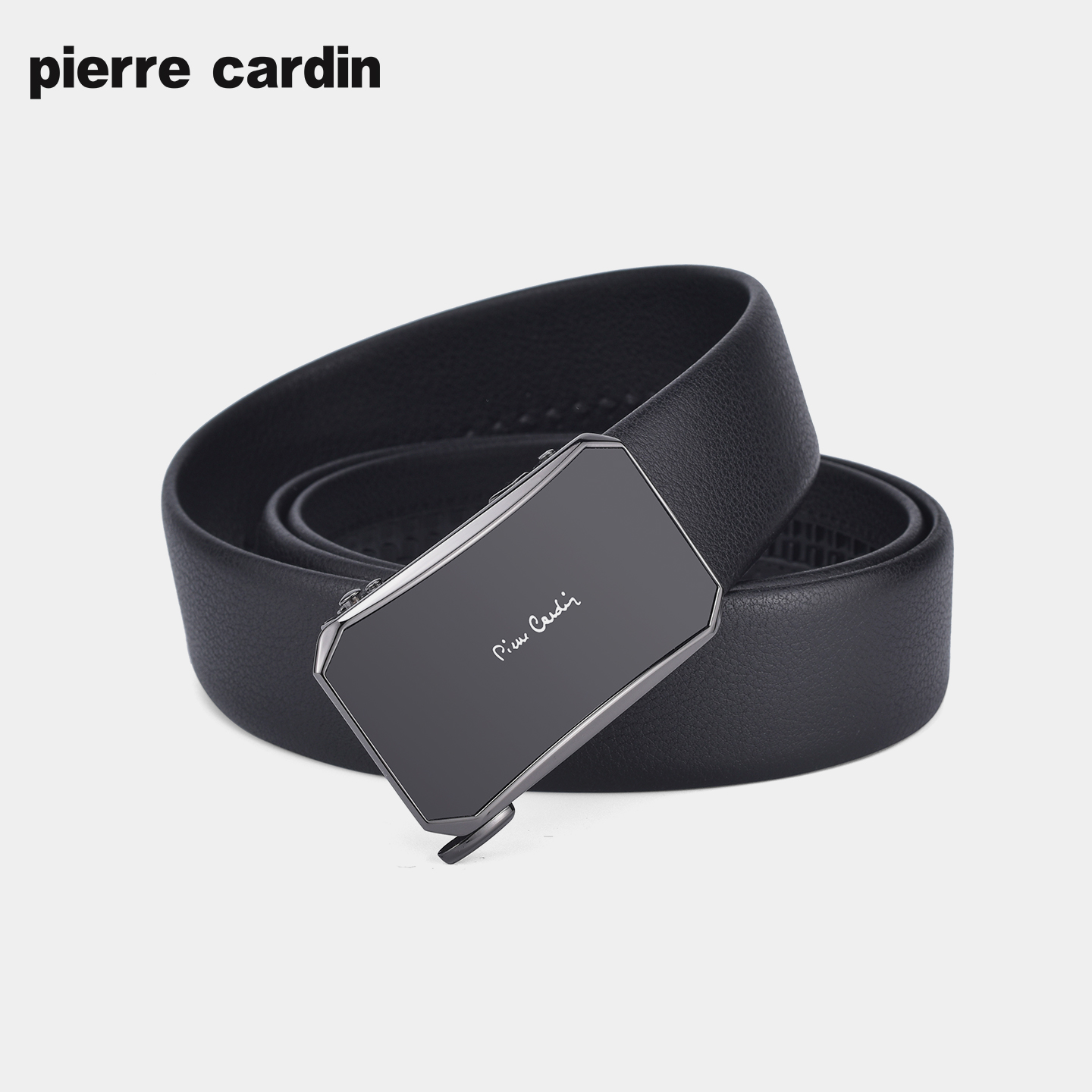 皮尔卡丹2025新款男士真皮腰带