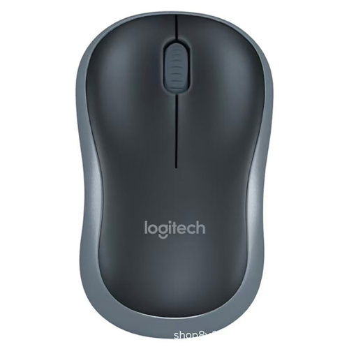 罗技M185无线鼠标黑色灰边