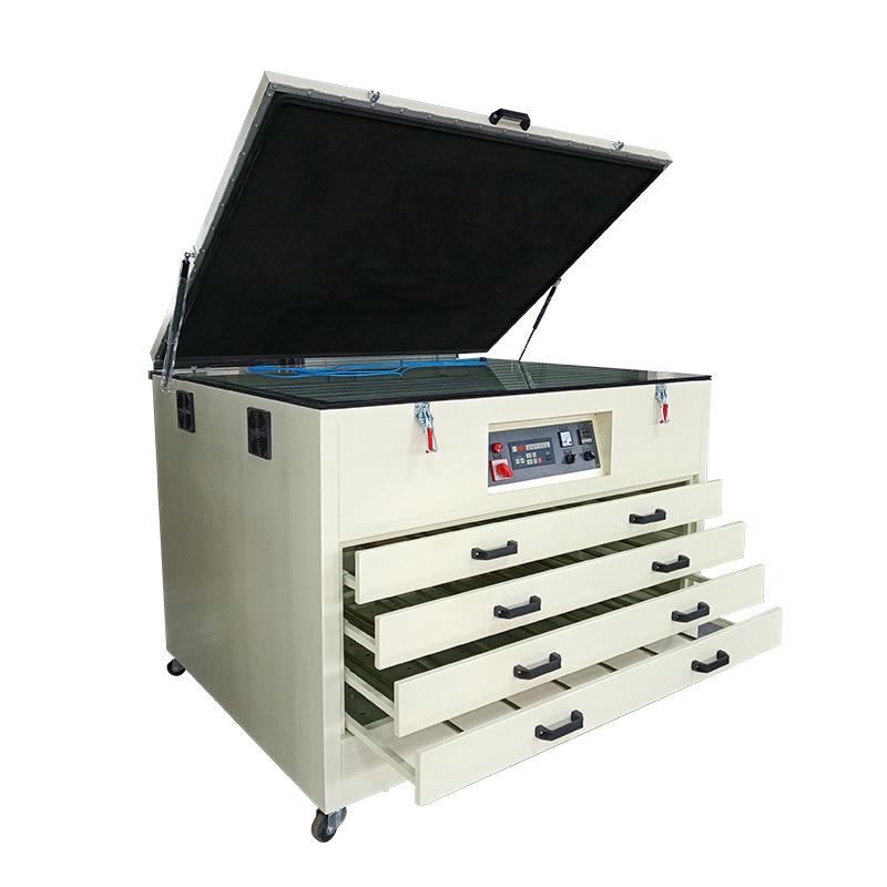 新款丝网晒版烘干一体机丝印网版曝光机烘版箱丝网印刷制版设备