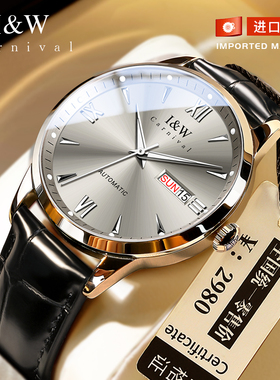 IW爱沃驰手表男士全自动机械表2026新款男款品牌正品商务防水腕表