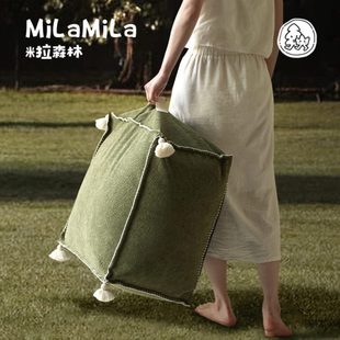 方糖 MILA米拉 森系客厅坐墩懒人沙发阳台蒲团脚踏坐垫家用墩子
