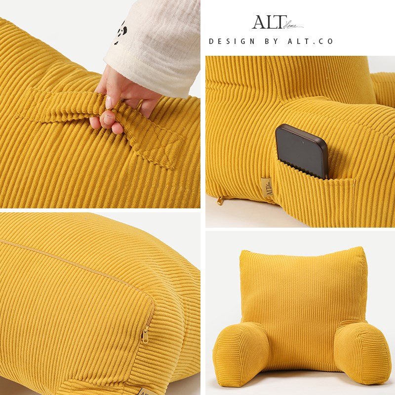 床头靠背垫儿童护颈护腰床上靠枕男孩女孩看书沙发飘窗台靠背软包