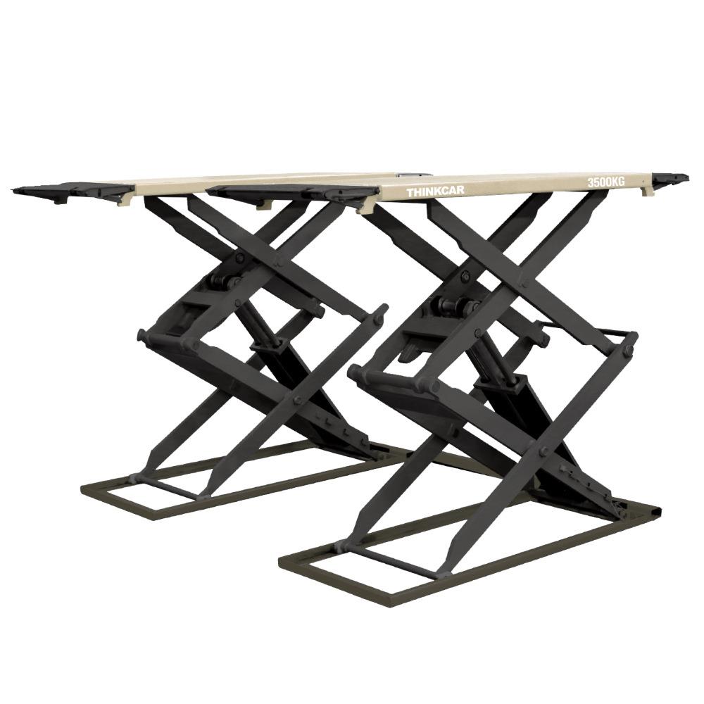 星卡TVL735剪式举升机超薄小剪举升机液压平台剪式汽车升降机