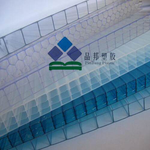 pc中空阳光板聚碳酸酯中空阳光板双层阳光板车棚雨棚板