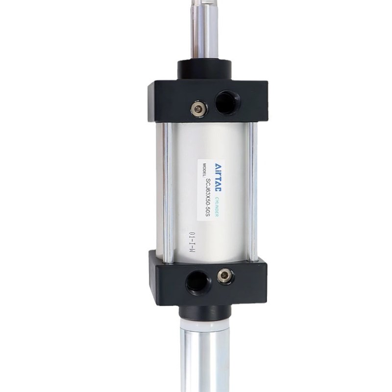 亚德客可调行程标准型气缸SCJ80*25X50X75X100X125-10/20/30/50S