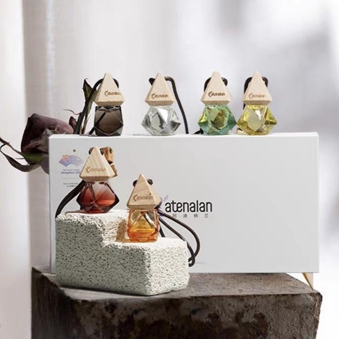 全季酒店同款禅茶龙井萃车载香氛汽车内挂件清新淡香男士绿茶香薰