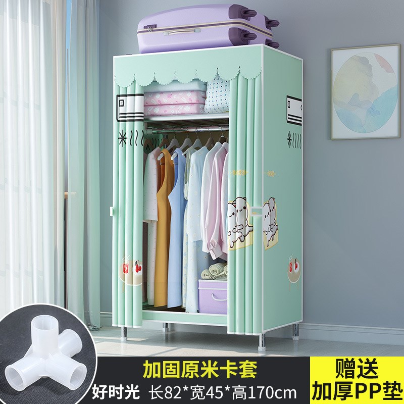 简易衣柜家用卧室布衣柜出租房屋结实耐用经济型衣小型柜子橱单人