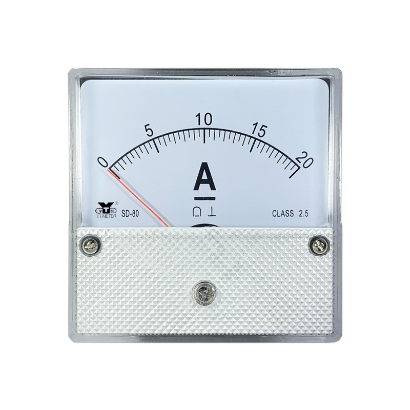 SD80直流电流表dc1a 2a 5a 10a 20a 30a 50a安培直入式直通dh80