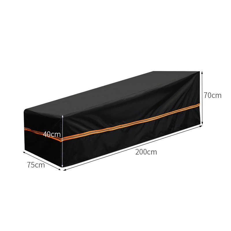 420D牛津布户外沙滩椅遮光罩 防雨防晒防晒躺椅防尘罩家居罩