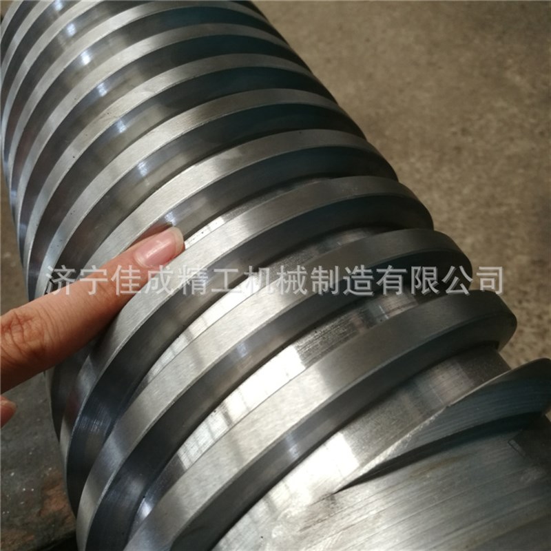加工45#钢t型丝杆调节升降丝杠Tr150规格左右旋梯形丝杆大导程