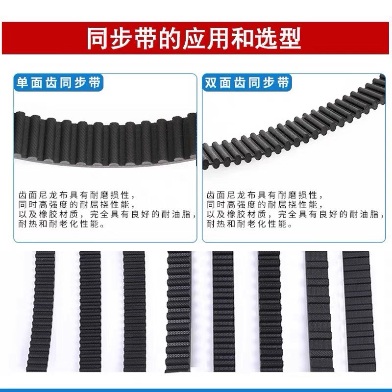 橡胶同步带HTD8M-2000-2104-2200-2304-2400-2504-2600-2720-2800