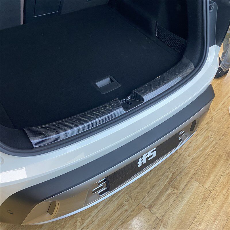 smart精灵#5#1#3改装专用 碳纤维迎宾踏板 碳纤纹后护板 内门槛条
