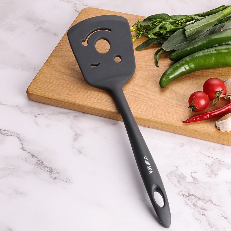 老爹 硅胶锅铲不粘锅铲子锅炒勺长柄汤勺耐高温家用厨具