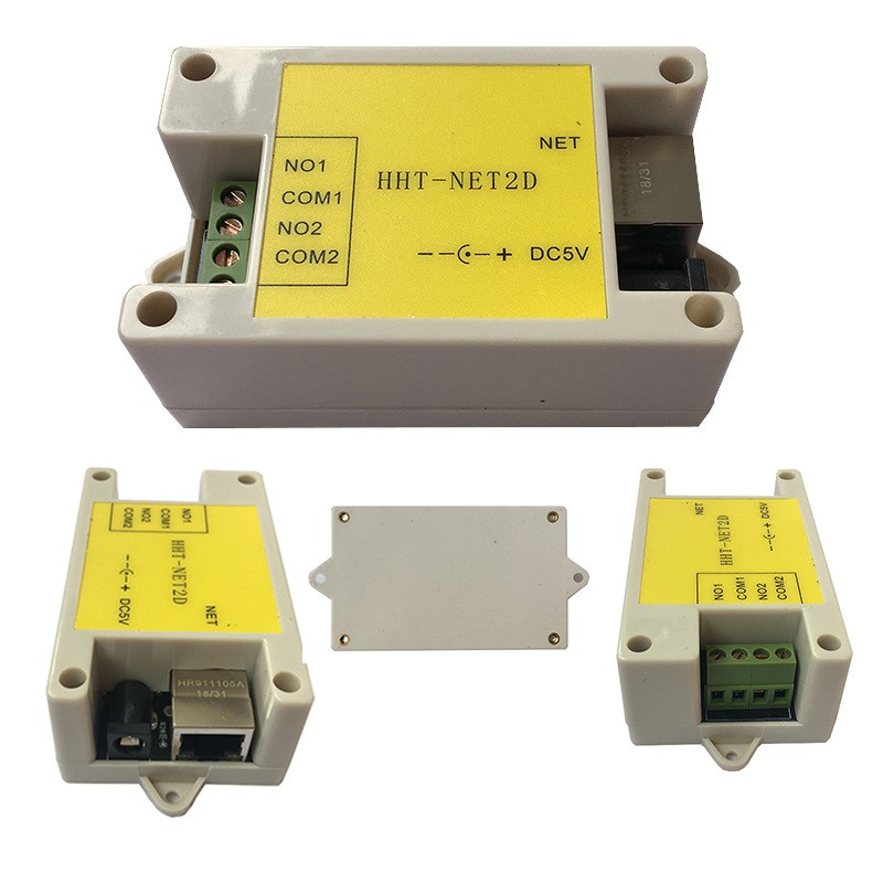 2路继电器以太网TCP/IP继电器控制器智能家居远程开关控制延时PLC