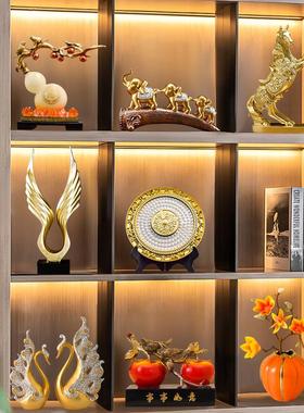 轻奢高档客厅酒柜装饰品摆件现代家居玄关隔断电视柜乔迁新居礼品