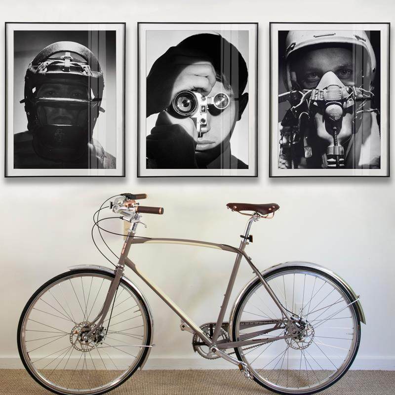 Andreas Feininger现代简约黑白摄影人物装饰画挂画墙画金属外框,家居饰品,现代装饰画,淘宝优惠券,粉丝福利购,淘宝优惠卷