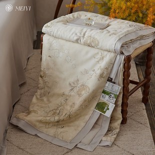 高级感法式 床上用品 夏季 冰丝夏凉被四件套裸睡亲肤可水洗2024新款