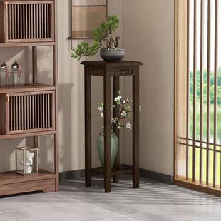 实木花架子阳台落地式盆栽置物架客厅新中式多层花盆托架室内花台