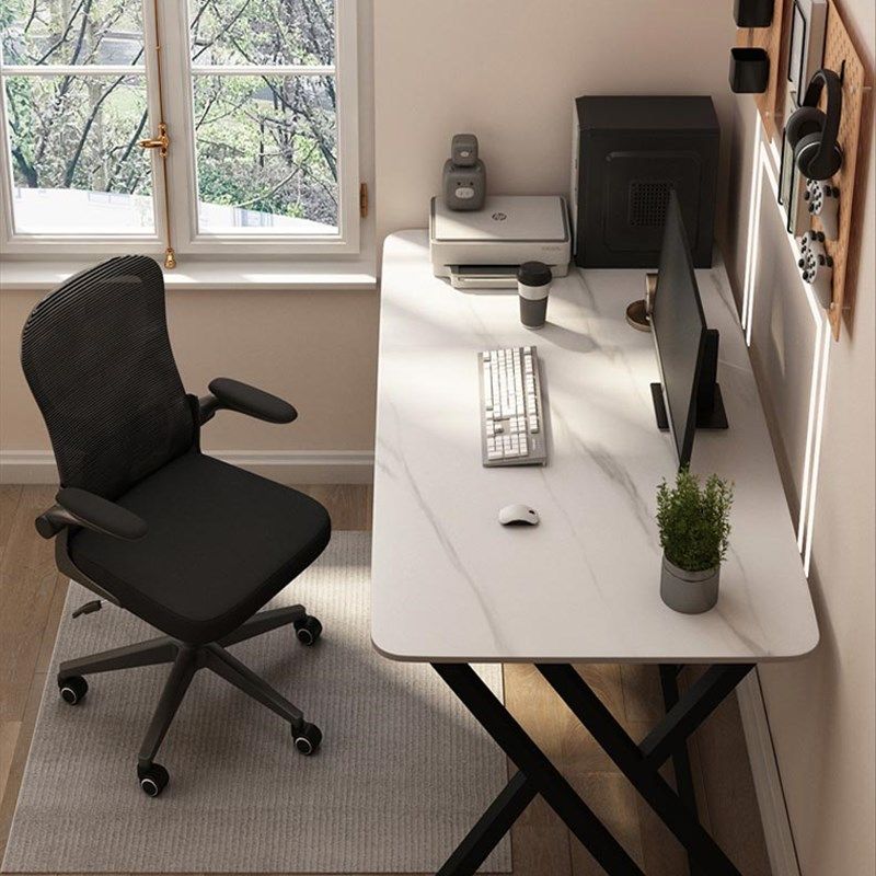 岩板电脑桌家用电竞桌卧室台式桌子简约现代学习桌办公桌学生书桌