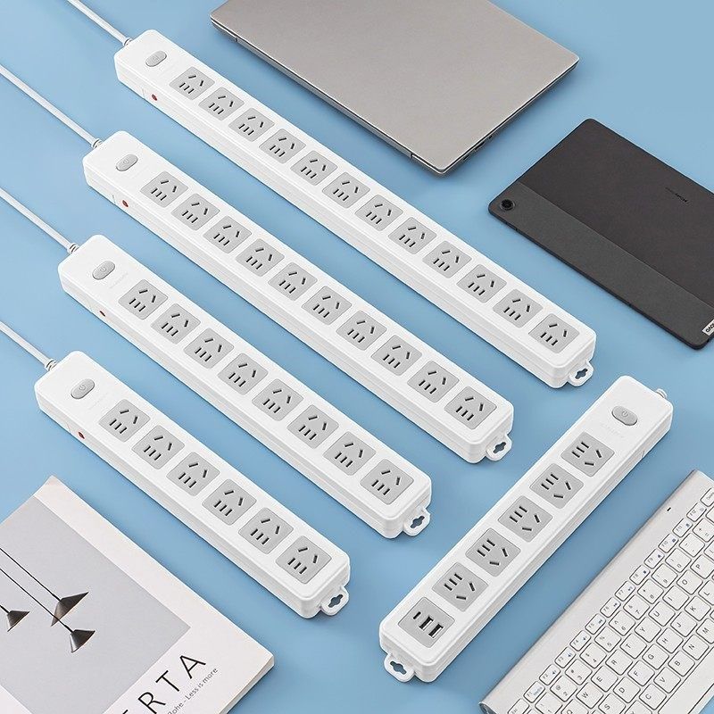 过载保护排插总开关带长线多孔插位USB接线板家用办公插座自接线,电子/电工,USB插座/快充插座,淘宝优惠券,粉丝福利购,淘宝优惠卷