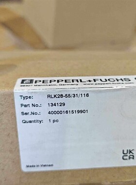 议价倍加福传感器 RLK28-55/31/116,型号13412