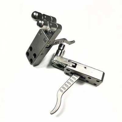 夹弹器不锈钢撒放器两轴联动304散放器机械夹蛋发射配件自动复位