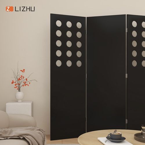 法式复古屏风隔断客厅餐厅折叠移动简约现代玄关遮挡中古艺术定制
