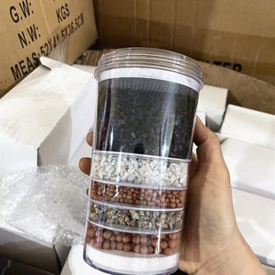 过桶 净水桶家用 多层 陶瓷 活性炭麦饭石矿化球等耗材品