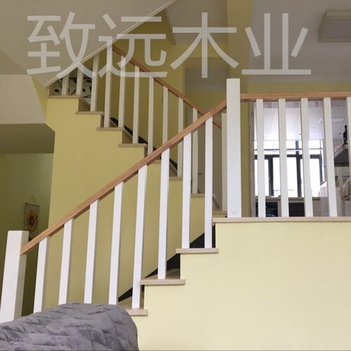实木扶手立柱护栏木栏杆木栏杆围栏柱子室内现代