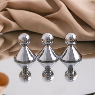 法式极简黄铜电镀小拉手柜门抽屉衣柜门把手中古风柜子整体橱柜门