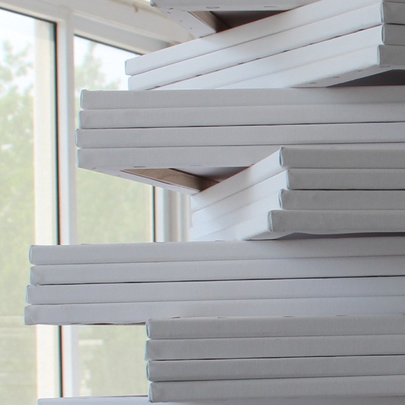 低价70cm*70cm木质画框/口字形/正方形/油画布板框