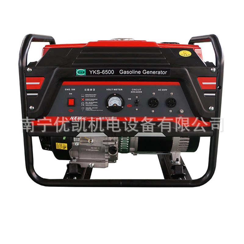 小型家用店铺用5千瓦汽油发电机组等功率应急汽油发电机220V 380V