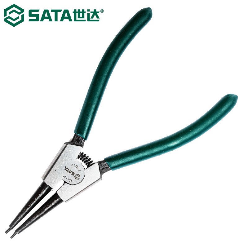 世达72011卡簧钳德式轴用直口外卡挡圈钳卡环钳子多功能直头5英寸