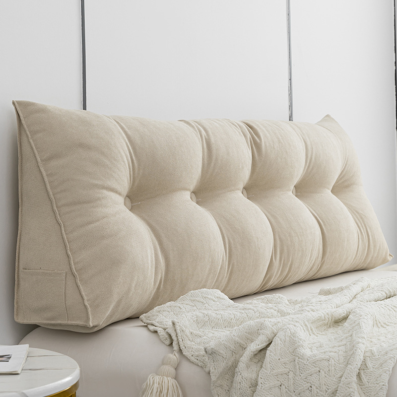 三角床头靠垫榻榻米软包卧室床上靠背飘窗沙发护腰大靠枕可拆洗