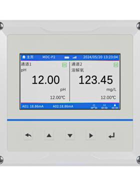 RXB20000系列双通道水质分析仪支持4-20mA/RS485输出高清显示
