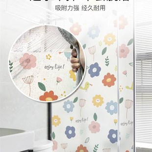玻璃窗贴纸磨砂窗户贴膜卫生间透光不透明遮光N防T走光浴室窗花防