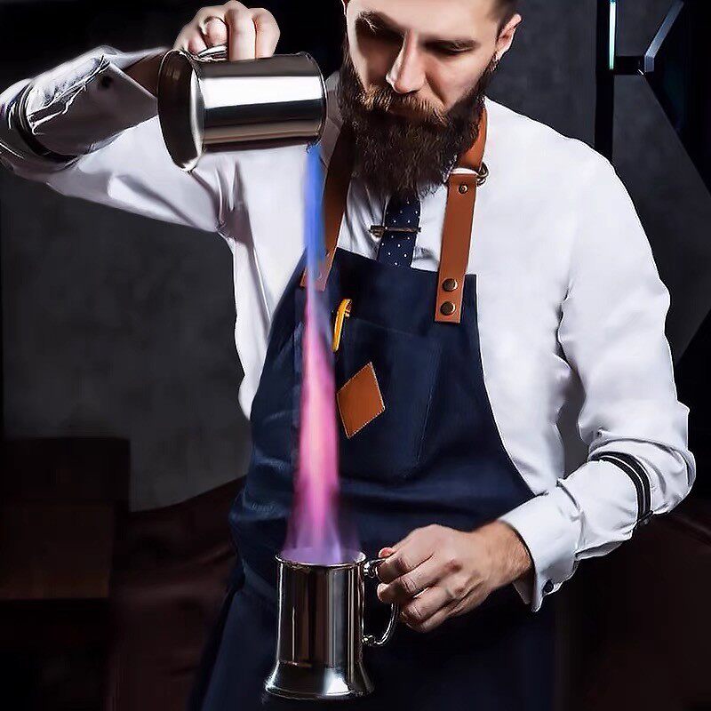 金质酒具 拉火罐 啤酒杯马杯火焰鸡尾酒杯特饮杯性酒具