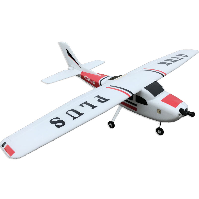航模固定翼飞机 塞斯纳cessna182翼展1.2米赛斯纳遥控入门练习机
